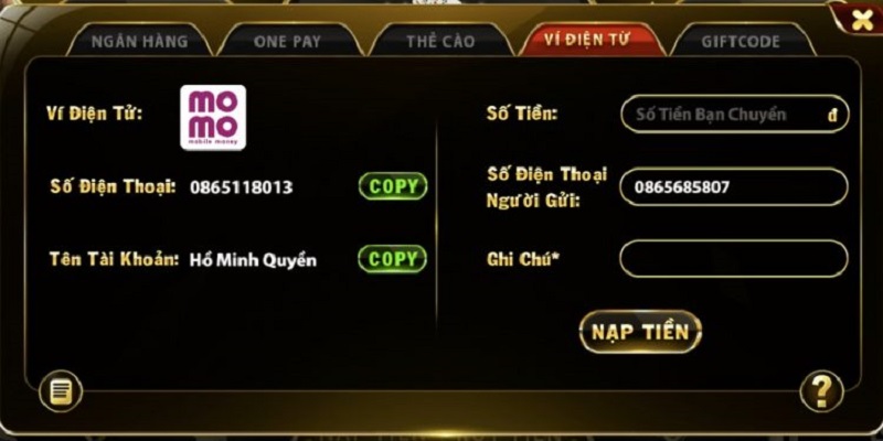 Hướng dẫn nạp tiền Top88 và những thông tin liên quan 1 Hướng dẫn nạp tiền chi tiết